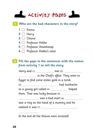 bộ young eli readers - harry and the egyptian tomb - stage 4 a2 - downloadable multimedia - Ảnh 11