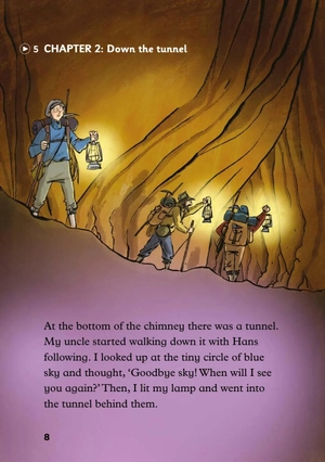 bộ young eli readers - journey to the centre of the earth - stage 4 a2 - downloadable audio files - Ảnh 9