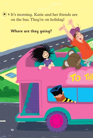 bộ young eli readers - katieℹs happy holiday - stage 1 below a1 - downloadable multimedia - Ảnh 11