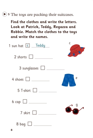 bộ young eli readers - katieℹs happy holiday - stage 1 below a1 - downloadable multimedia - Ảnh 9