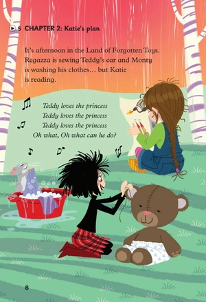 bộ young eli readers - katie, teddy and the princess - stage 1 below a1 - downloadable audio files - Ảnh 9