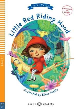 bộ young eli readers - little red riding hood - stage 1 below a1 - downloadable multimedia - Ảnh 2