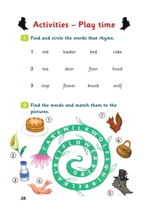 bộ young eli readers - little red riding hood - stage 1 below a1 - downloadable multimedia - Ảnh 6