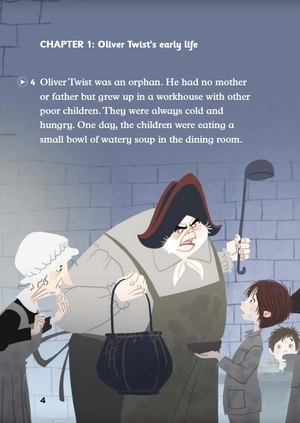 bộ young eli readers - oliver twist - stage 4 a2 - downloadable audio files - Ảnh 3