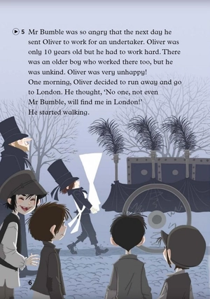 bộ young eli readers - oliver twist - stage 4 a2 - downloadable audio files - Ảnh 5