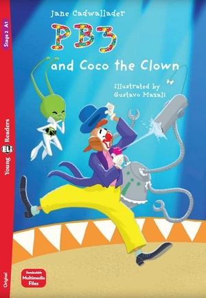 bộ young eli readers - pb3 and coco the clown - stage 2 a1 - downloadable multimedia - Ảnh 2