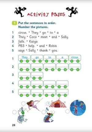 bộ young eli readers - pb3 and coco the clown - stage 2 a1 - downloadable multimedia - Ảnh 9