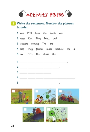bộ young eli readers - pb3 and the bees - stage 2 a1 - downloadable multimedia - Ảnh 12