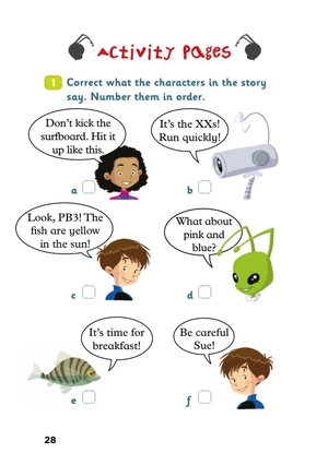 bộ young eli readers - pb3 and the fish - stage 2 a1 - downloadable multimedia - Ảnh 7