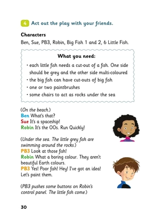 bộ young eli readers - pb3 and the fish - stage 2 a1 - downloadable multimedia - Ảnh 9