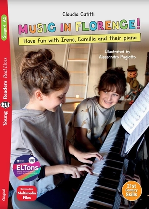 bộ young eli readers real lives - music in florence! - stage 4 a2 - downloadable multimedia files - Ảnh 2