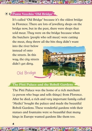 bộ young eli readers real lives - music in florence! - stage 4 a2 - downloadable multimedia files - Ảnh 5