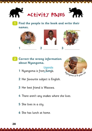bộ young eli readers real lives - nyangomaℹs story a childℹs life in uganda - stage 4 a2 - downloadable multimedia files - Ảnh 12