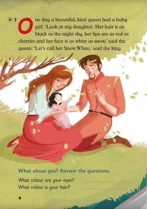 bộ young eli readers - snow white and the seven dwarfs - stage 3 a1.1 - downloadable multimedia - Ảnh 3