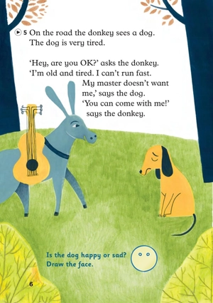 bộ young eli readers - the bremen town musicians - stage 2 a1 - downloadable multimedia - Ảnh 7