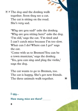 bộ young eli readers - the bremen town musicians - stage 2 a1 - downloadable multimedia - Ảnh 9