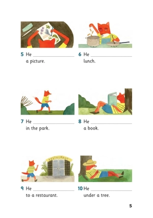 bộ young eli readers - the fox and the grapes - stage 2 a1 - downloadable multimedia - Ảnh 6