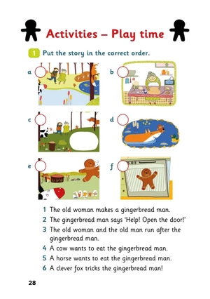 bộ young eli readers - the gingerbread man - stage 2 a1 - downloadable multimedia - Ảnh 10
