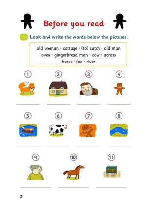 bộ young eli readers - the gingerbread man - stage 2 a1 - downloadable multimedia - Ảnh 4