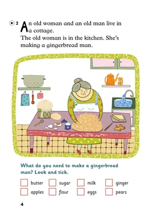 bộ young eli readers - the gingerbread man - stage 2 a1 - downloadable multimedia - Ảnh 5