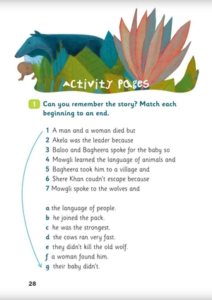 bộ young eli readers - the jungle book - stage 4 a2 - downloadable multimedia - Ảnh 9