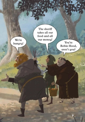 bộ young eli readers - the legend of robin hood - stage 2 a1 - downloadable audio files - Ảnh 10