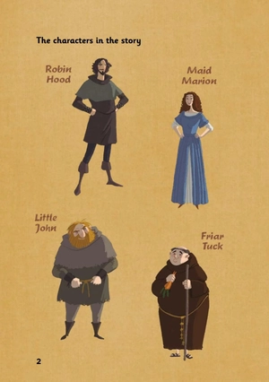 bộ young eli readers - the legend of robin hood - stage 2 a1 - downloadable audio files - Ảnh 3