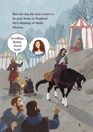 bộ young eli readers - the legend of robin hood - stage 2 a1 - downloadable audio files - Ảnh 6