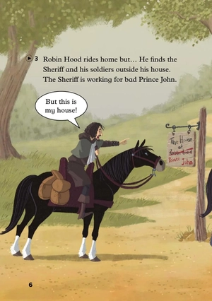 bộ young eli readers - the legend of robin hood - stage 2 a1 - downloadable audio files - Ảnh 7