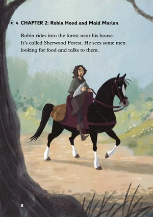 bộ young eli readers - the legend of robin hood - stage 2 a1 - downloadable audio files - Ảnh 9