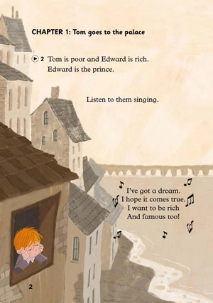 bộ young eli readers - the prince and the poor boy - stage 1 below a1 - downloadable multimedia - Ảnh 2