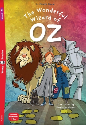 bộ young eli readers - the wonderful wizard of oz - stage 2 a1 - downloadable multimedia - Ảnh 2