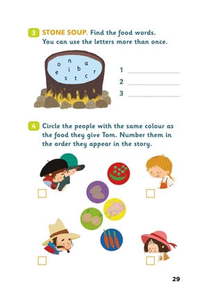 bộ young eli readers - two stories about soup - stage 1 below a1 - downloadable audio files - Ảnh 13