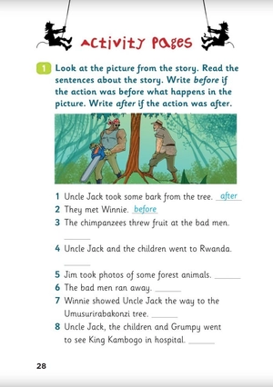 bộ young eli readers - uncle jack and the bakonzi tree - stage 3 a1.1 - downloadable multimedia - Ảnh 9