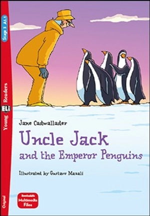 bộ young eli readers - uncle jack and the emperor penguins - stage 3 a1.1 - downloadable multimedia - Ảnh 2