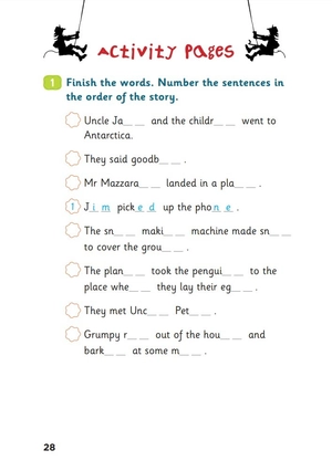 bộ young eli readers - uncle jack and the emperor penguins - stage 3 a1.1 - downloadable multimedia - Ảnh 9