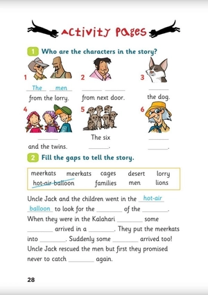 bộ young eli readers - uncle jack and the meerkats - stage 3 a1.1 - downloadable multimedia - Ảnh 9