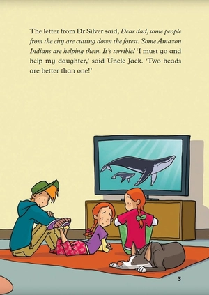 bộ young eli readers - uncle jack in the amazon rainforest - stage 3 a1.1 - downloadable multimedia - Ảnh 4