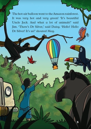 bộ young eli readers - uncle jack in the amazon rainforest - stage 3 a1.1 - downloadable multimedia - Ảnh 6