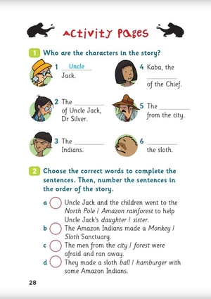 bộ young eli readers - uncle jack in the amazon rainforest - stage 3 a1.1 - downloadable multimedia - Ảnh 7