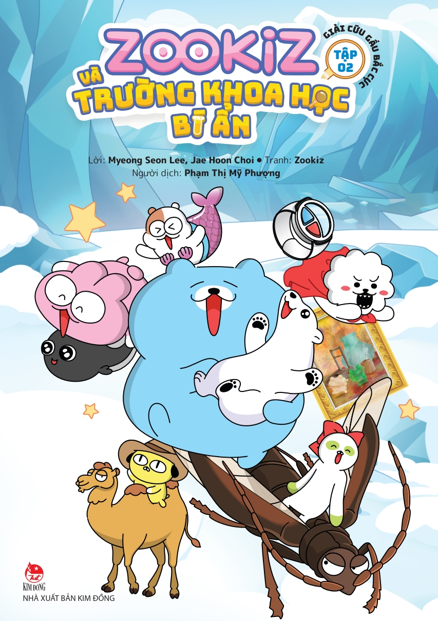 bộ zookiz và trường khoa học bí ẩn - tập 2 - giải cứu gấu bắc cực - tặng kèm thước kẻ kiêm bookmark giấy - Ảnh 3