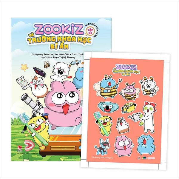 bộ zookiz và trường khoa học bí ẩn - tập 2 - giải cứu gấu bắc cực - tặng kèm thước kẻ kiêm bookmark giấy - Ảnh 9