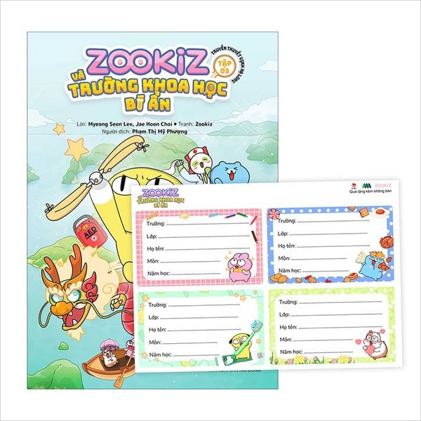 bộ zookiz và trường khoa học bí ẩn - tập 3 - truyền thuyết vịnh hạ long - tặng kèm 4 nhãn vở - Ảnh 9