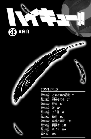 bộ ハイキュー!! 28 - haikyu!! 28 - Ảnh 7