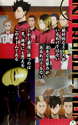 bộ ハイキュー!! tvアニメチームブック vol.2 音駒高校バレーボール部 - hai kyuu ! ! hai kyuu ! ! terebi anime chimu bukku 2 - Ảnh 3