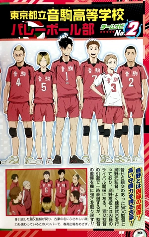 bộ ハイキュー!! tvアニメチームブック vol.2 音駒高校バレーボール部 - hai kyuu ! ! hai kyuu ! ! terebi anime chimu bukku 2 - Ảnh 5