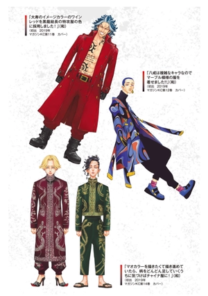 bộ 東京卍リベンジャーズ キャラクターブック 2 芭流覇羅・黒龍編 - tokyo revengers character book 2 - Ảnh 4