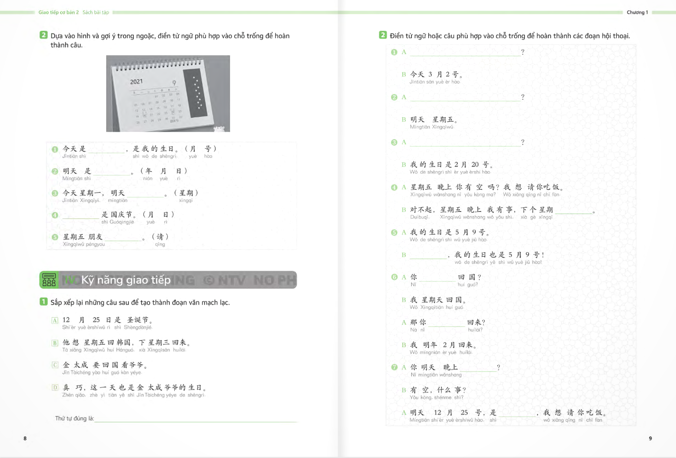 Bo
生存交际 - Giao Tiep Co Ban - Sach Bai Tap - Tap 2 - Ảnh 6