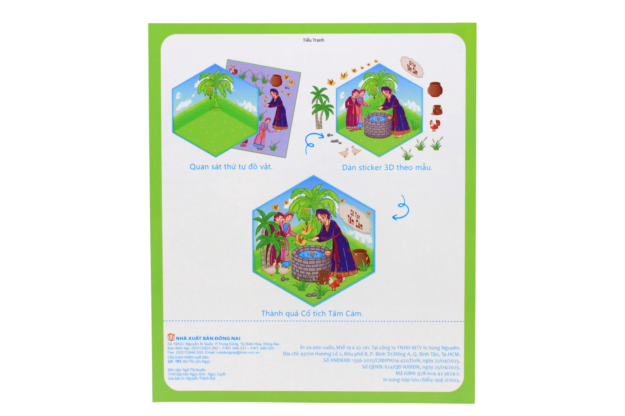 Bóc Dán 3D - Cổ Tích Tấm Cám - Ảnh 3