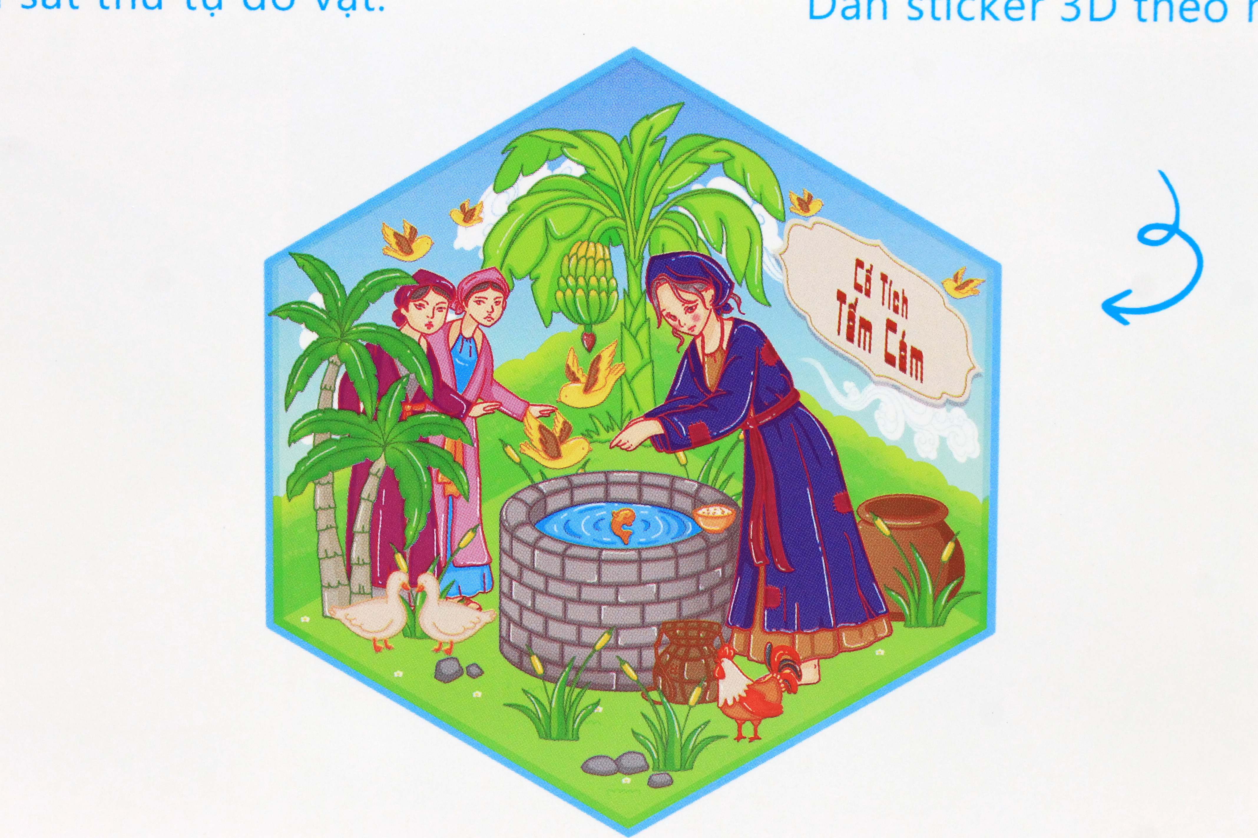 Bóc Dán 3D - Cổ Tích Tấm Cám - Ảnh 4